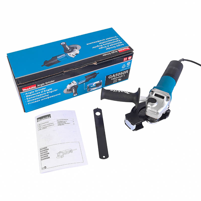 Угловая шлифмашина (болгарка) Makita GA5050R, 125 мм, 1300 Вт, плавный пуск в Коврове