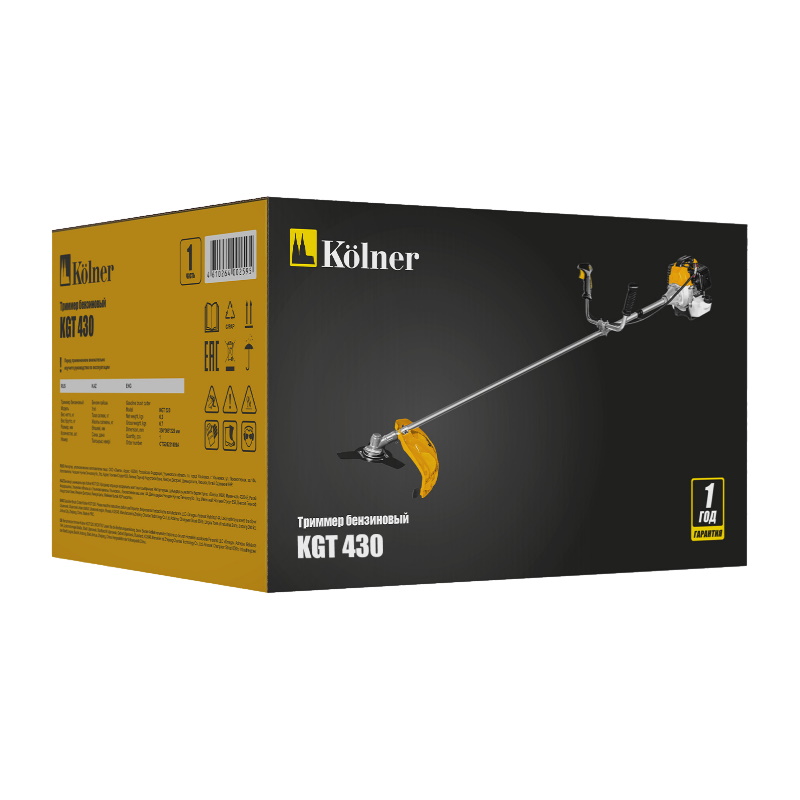 Триммер бензиновый Kolner KGT 430 4610264002854, 1500 Вт в Угличе