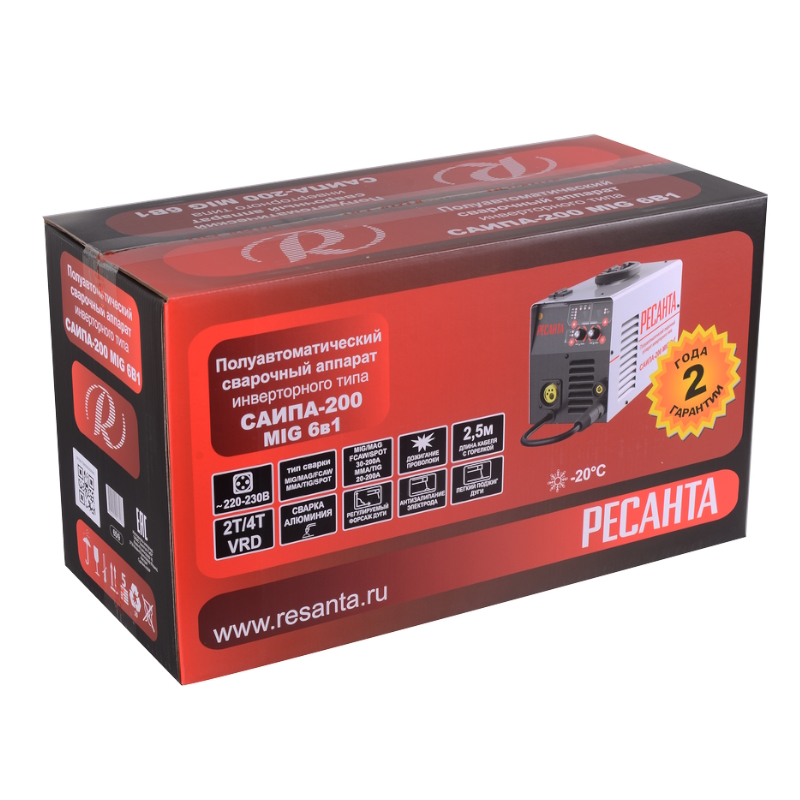 Сварочный полуавтомат Ресанта САИПА-200