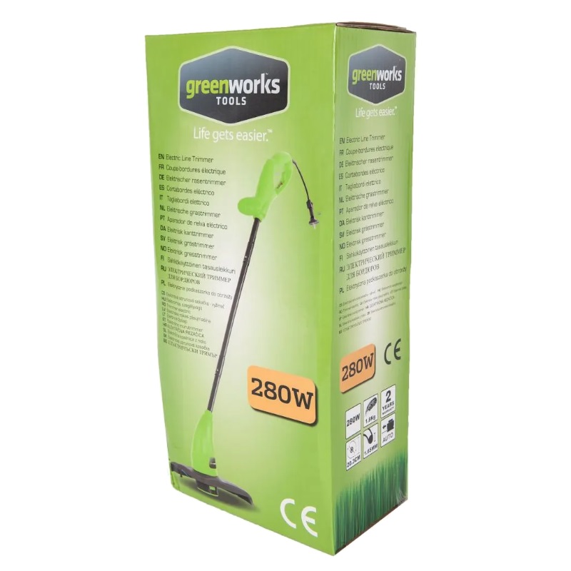 Триммер струнный Greenworks GST2830 21117, 280Вт в Туле