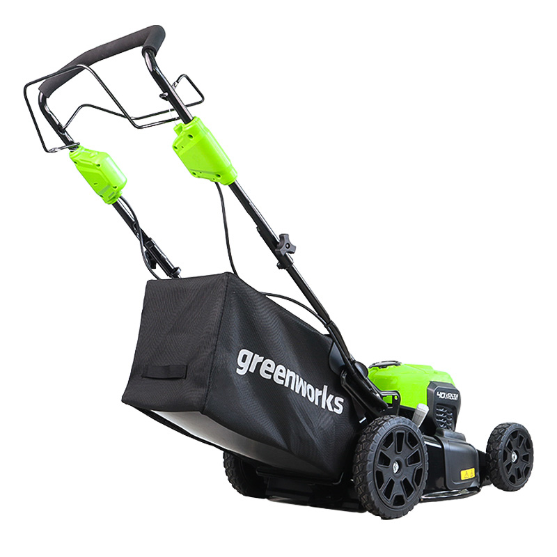 Самоходная аккумуляторная газонокосилка Greenworks 2506807 (40В, 46см, бесщеточная)