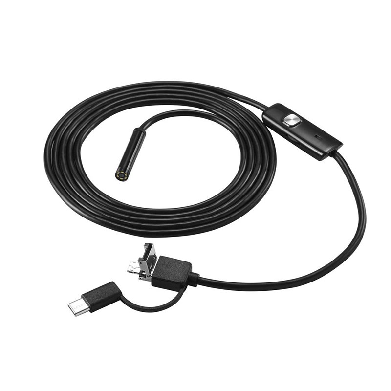 Водонепроницаемый эндоскоп Deko WEC-2, 065-0154, 2м (Micro USB, USB, Type-C) в Рыбинске