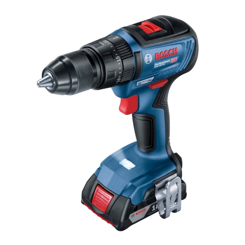 Дрель-шуруповерт аккумуляторная Bosch GSB 18V-50 06019H5100 в Рыбинске
