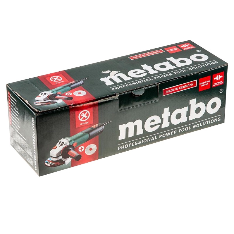 Угловая шлифмашина (болгарка) Metabo WEV 17-125 Quick 600516000, 125 мм, 1700 Вт, плавный пуск, регулировка оборотов
