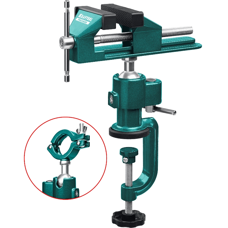 Тиски Kraftool Precision 32711-75 шарнирно-поворотные 75 мм 3536₽