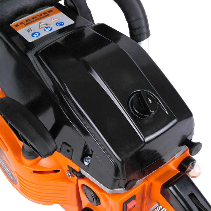 Бензиновая цепная пила Carver PSG-45-15 01.004.00023 (длина шины 38 см, шаг цепи 0.325", вес 5.8 кг) в Ярославле