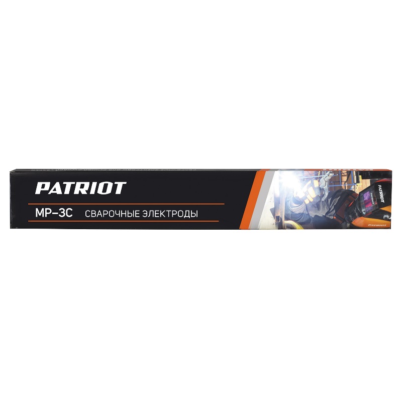Электроды сварочные Patriot 605012000, МР-3С, 2.5 мм, 350 мм, 1 кг