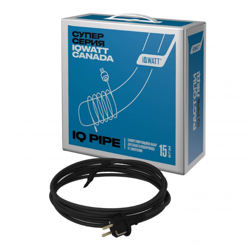 Набор для защиты водопровода от замерзания Iqwatt IQ PIPE 8m 00304 7117₽