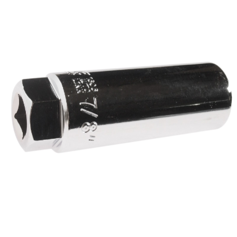 Головка для кислородных датчиков JTC JTC-1606, 1/2" х 22 мм (7/8"), глубина 90 мм, паз 7 мм в Иваново