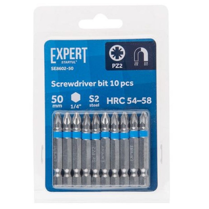 Насадка крестообразная Startul EXPERT SE8602-50 PZ2 50 мм 10 шт 312₽