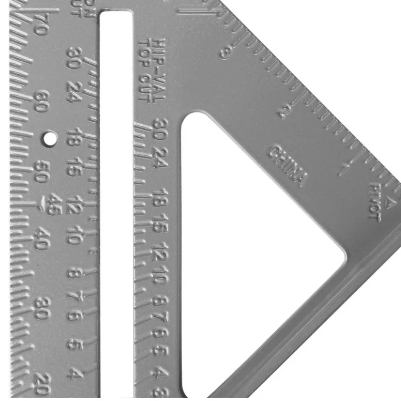 Алюминиевая треугольная линейка Deko DKM180-255-180 041-0260 в Кинешме