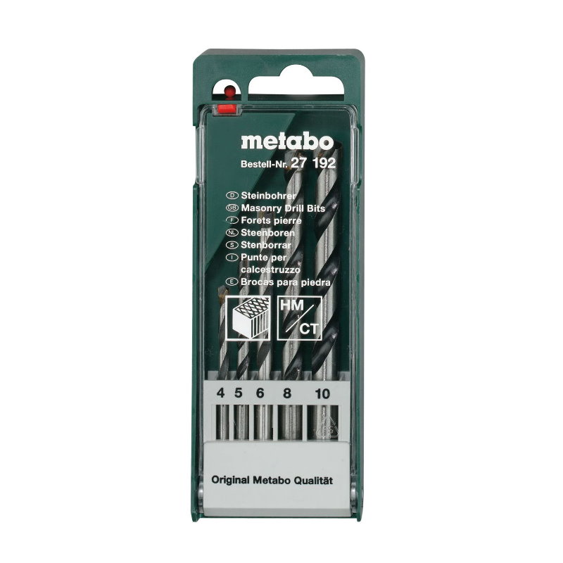 Набор сверл по камню Metabo 627192000 HM, 4-10 мм в Рыбинске