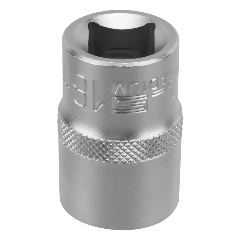 Головка торцевая Stels 13829, 18 мм, 6-гранная, CrV, под квадрат 1/2" в Александрове