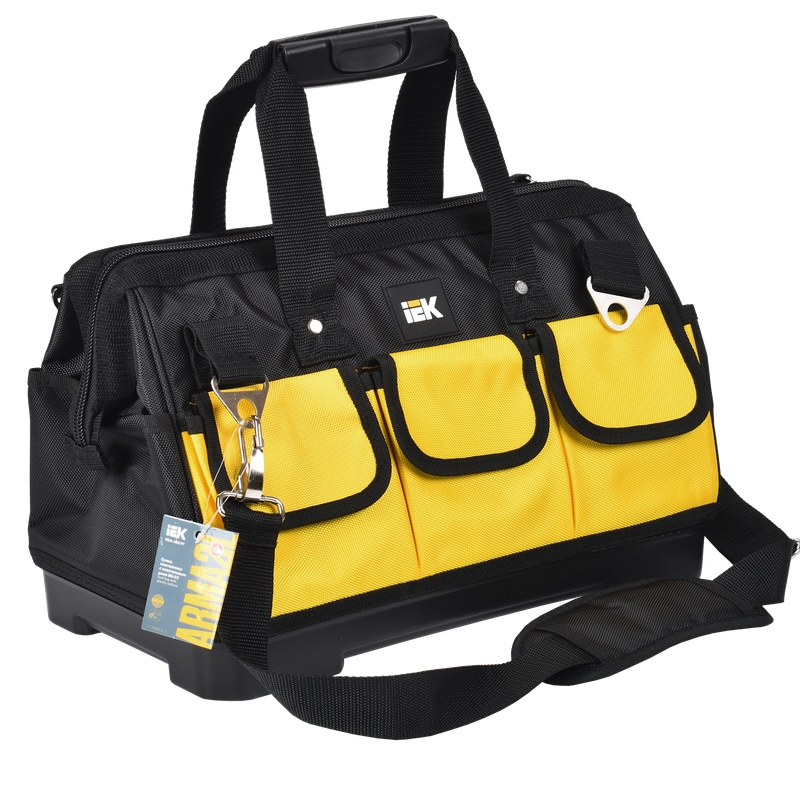 Сумка монтажника IEK bg-03 Arma2l 5 A2L5-BG12-03-K02 с пластиковым дном 2961₽
