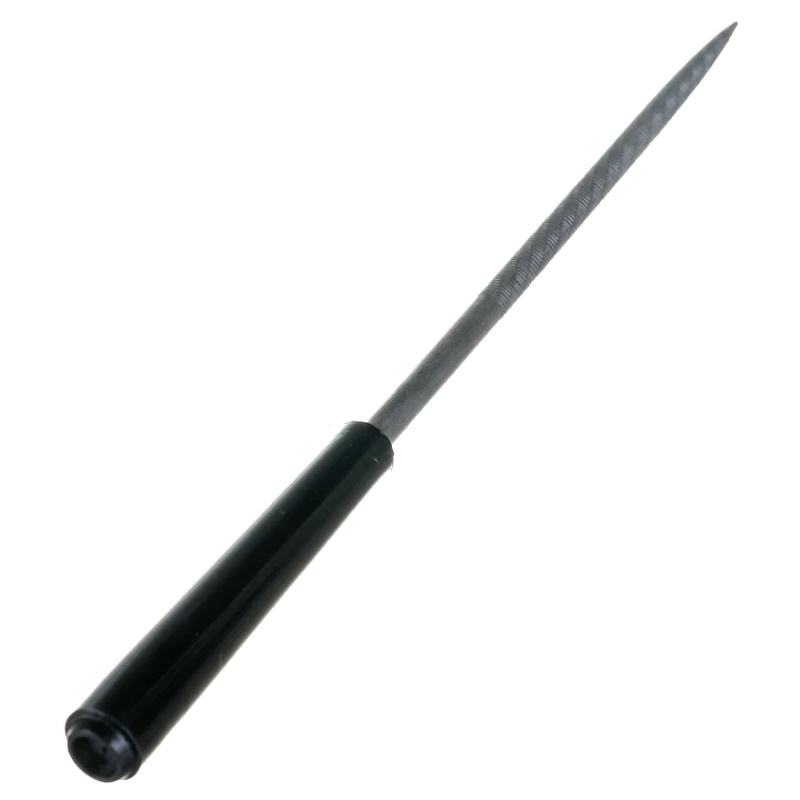 Надфиль круглый Sitomo 129702, 160, №1, с ручкой