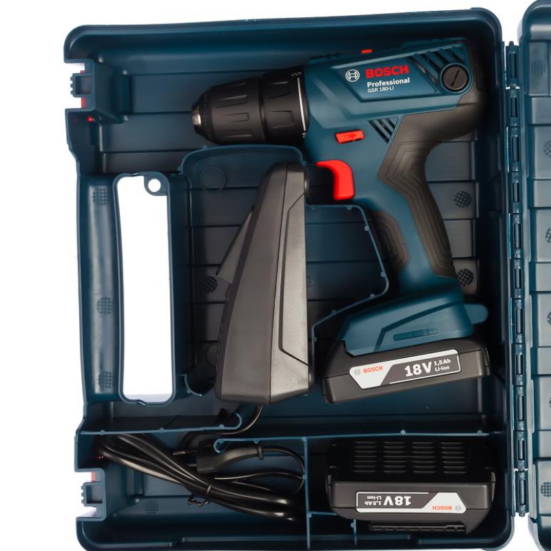 Аккумуляторная дрель-шуруповерт Bosch GSR 180-LI 0.601.9F8.120 в Костроме
