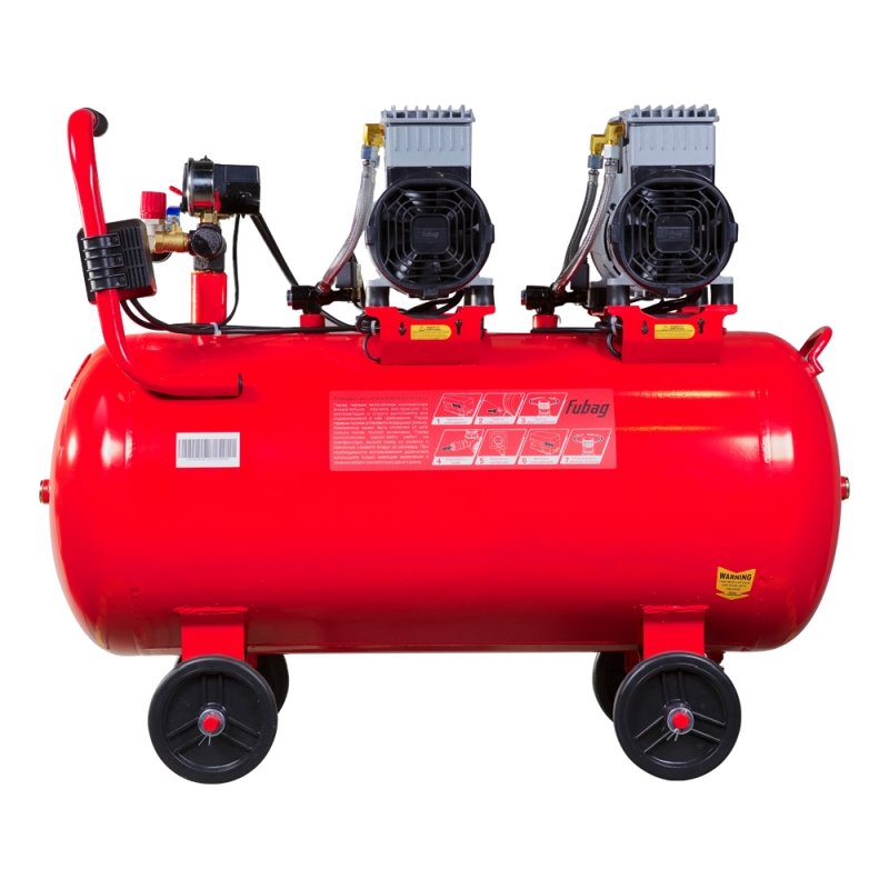 Компрессор безмасляный малошумный Fubag OLS 500/100 CM2х2 646075 в Муроме