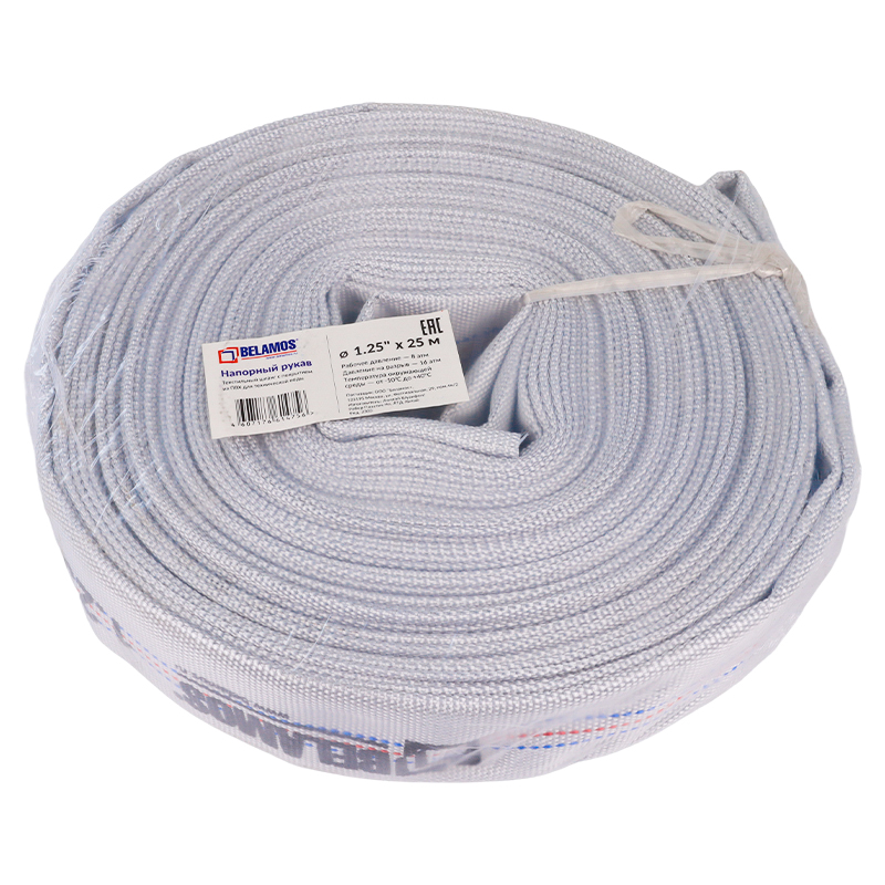 Текстильный шланг (напорный рукав) Belamos Rukav1.25x25, 1.25" х 25 метров в Муроме