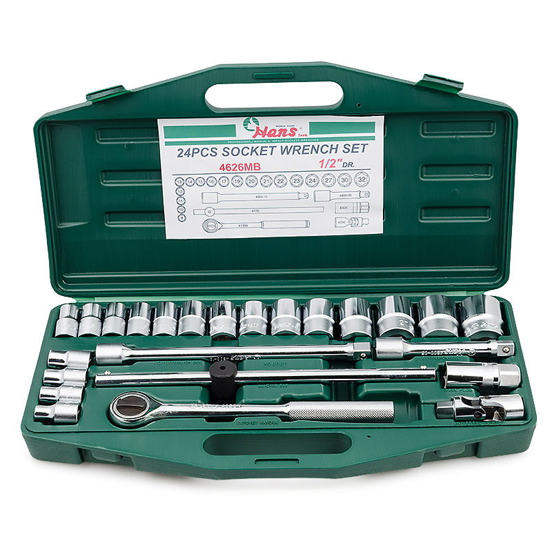 Набор универсальный Hans 4626MB 8-32 мм 24 предмета в пластиковом кейсе 9877₽