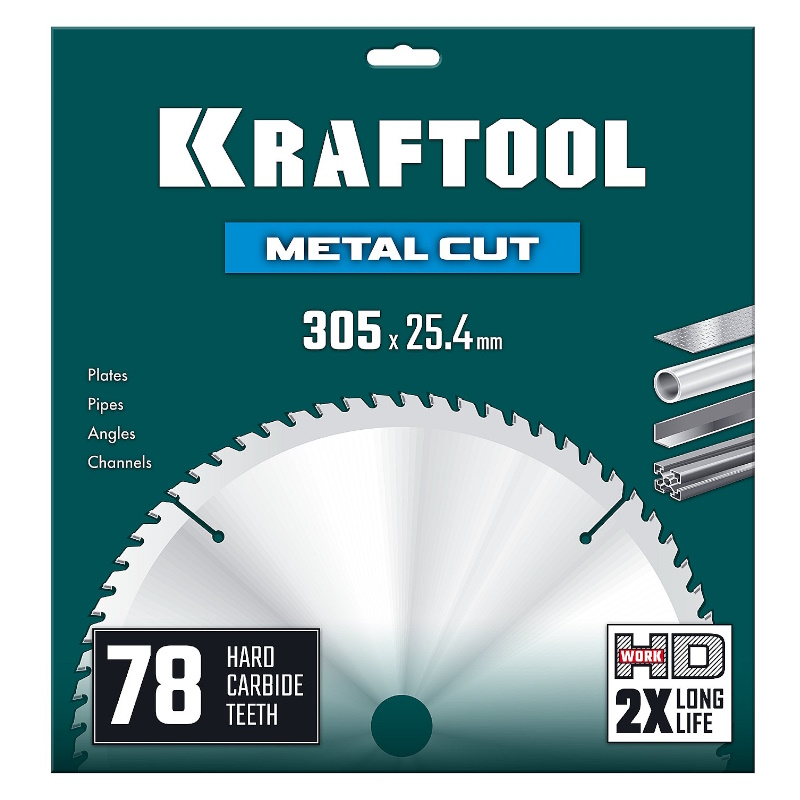 Диск пильный по металлу и стали Kraftool Metal Cut 36954-305-25.4-78, 305 х 25.4 мм, 78Т в Кинешме