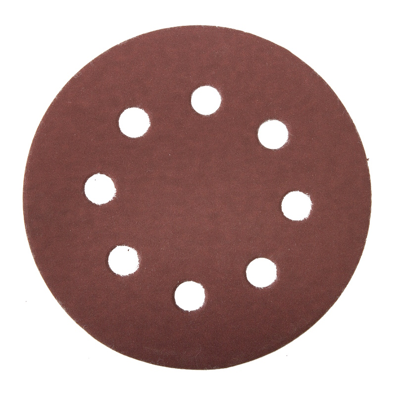 Круг шлифовальный универсальный Зубр МАСТЕР 35562-125-600 из абразивной бумаги на велкро основе 8 отверстий Р600 125мм 5шт 128₽