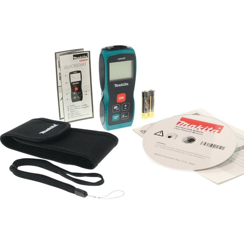 Лазерный промышленный дальномер Makita LD050P (дальность 50 м, вес 100 г) в Туле