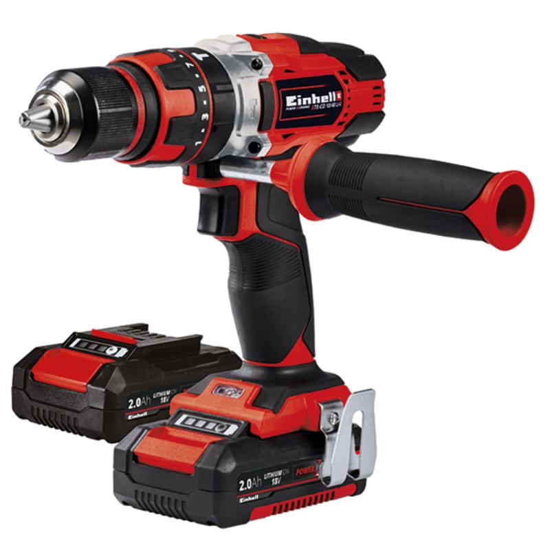 Дрель-шуруповёрт аккумуляторная ударная Einhell PXC TE-CD 18/48 Li-I (2x2,0Ah) 4513935 в Иваново
