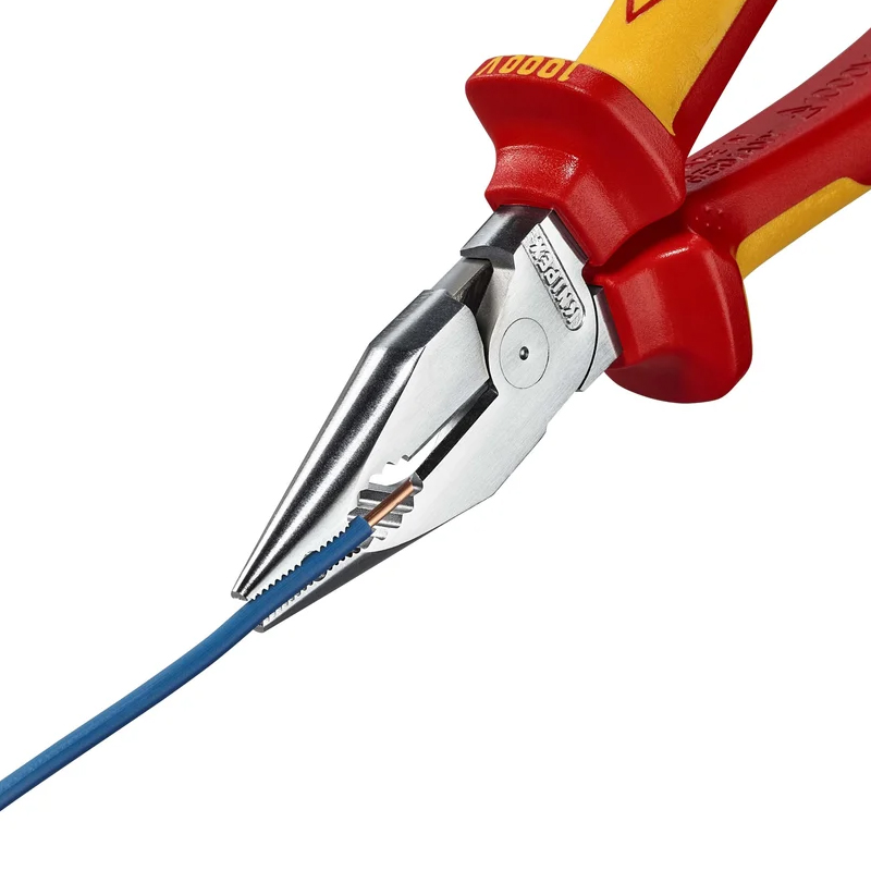 Плоскогубцы комбинированные Knipex KN-0826185SB остроконечные с удлинёнными губками, 185 мм, хром в Туле