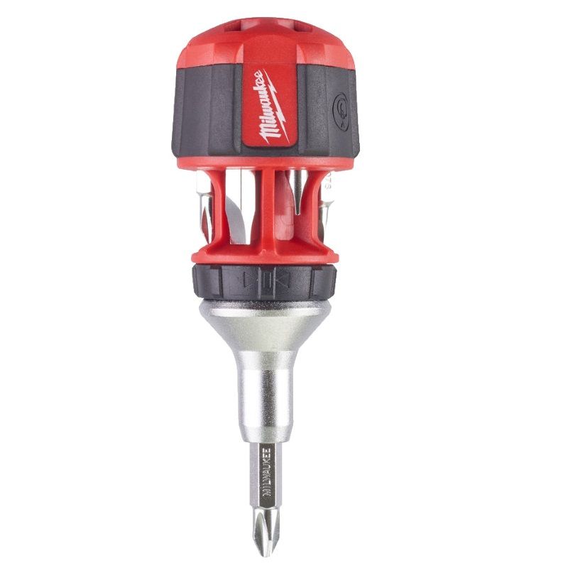 Отвертка универсальная Milwaukee 4932471868 короткая, с трещоткой, 8 в 1