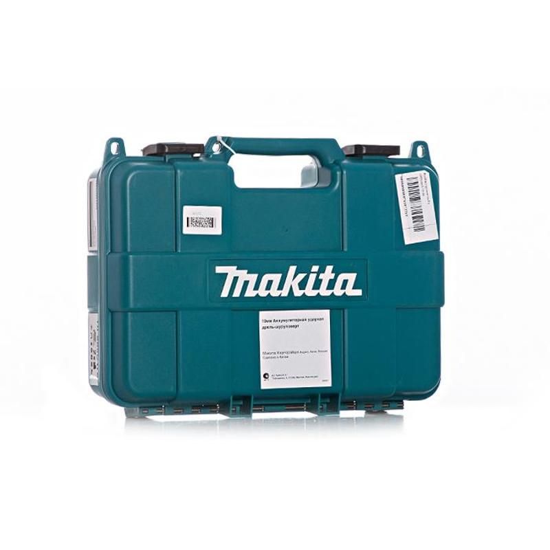 Аккумуляторная ударная дрель-шуруповерт Makita HP330DWLE + фонарь в Костроме