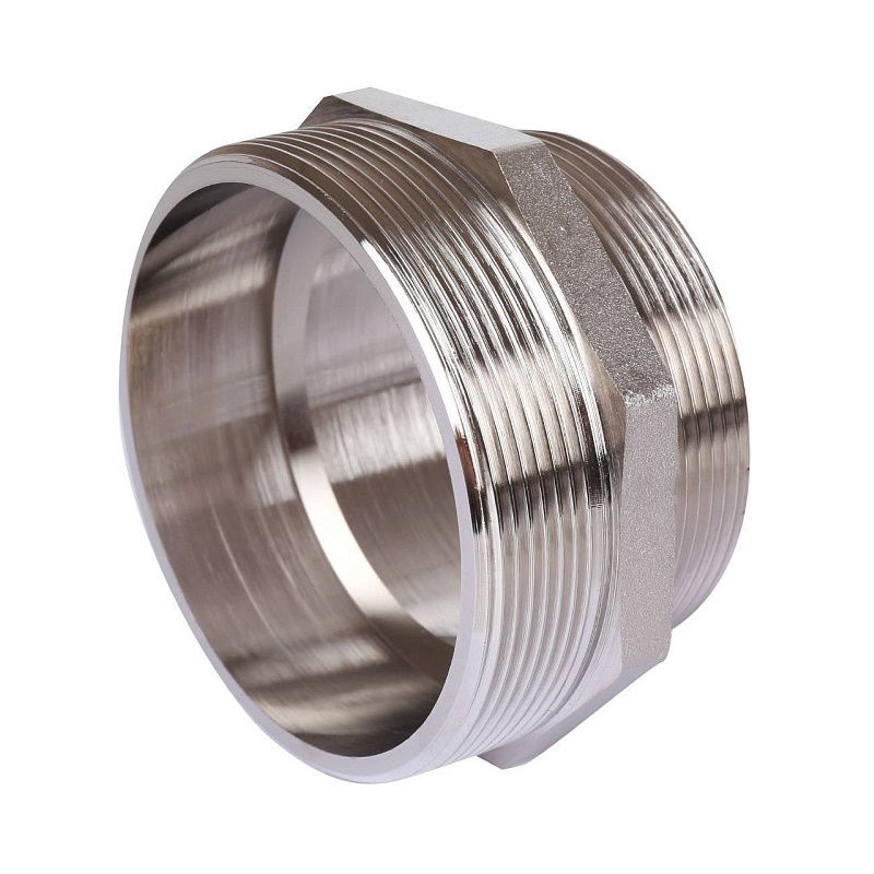 Ниппель НН переходной никелированный Stout SFT-0004-003212, 3 X2 1/2 (260003N302400B) в Нижнем Новгороде