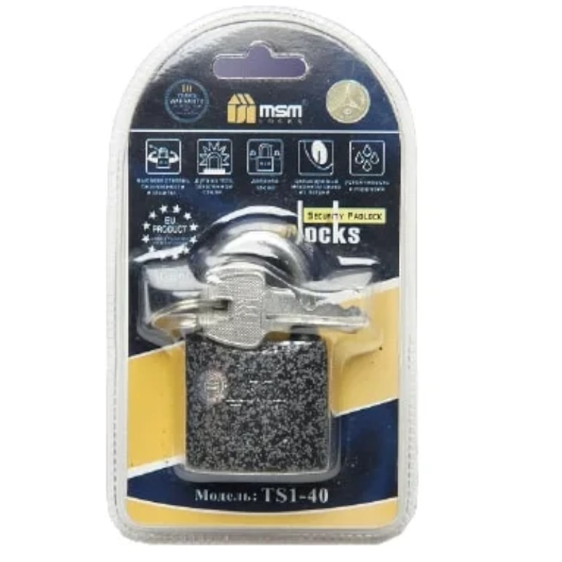 Навесной замок MSM TS1-40 е183 тип PD-01-38 175₽