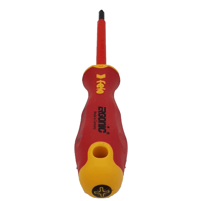 Отвертка диэлектрическая Felo Ergonic 41510290, крестовая PZ 1X80 (Германия) в Кинешме
