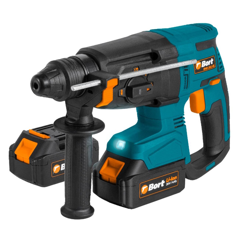 Перфоратор аккумуляторный Bort BHD-20Li-BL 93412697 2x40Ач 14732₽