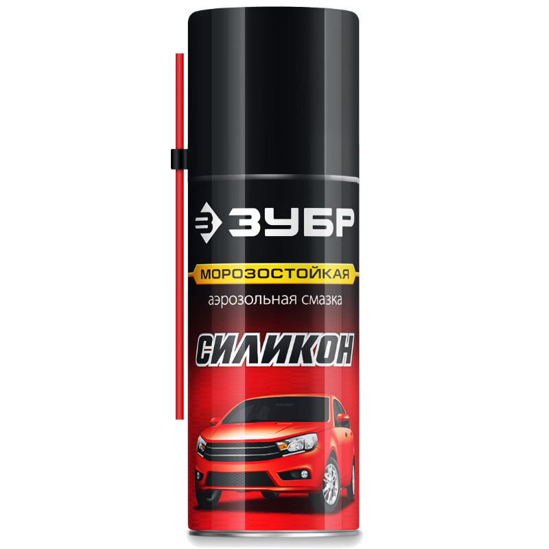 Силиконовая аэрозольная смазка Зубр Профессионал 41443 210 мл 200₽