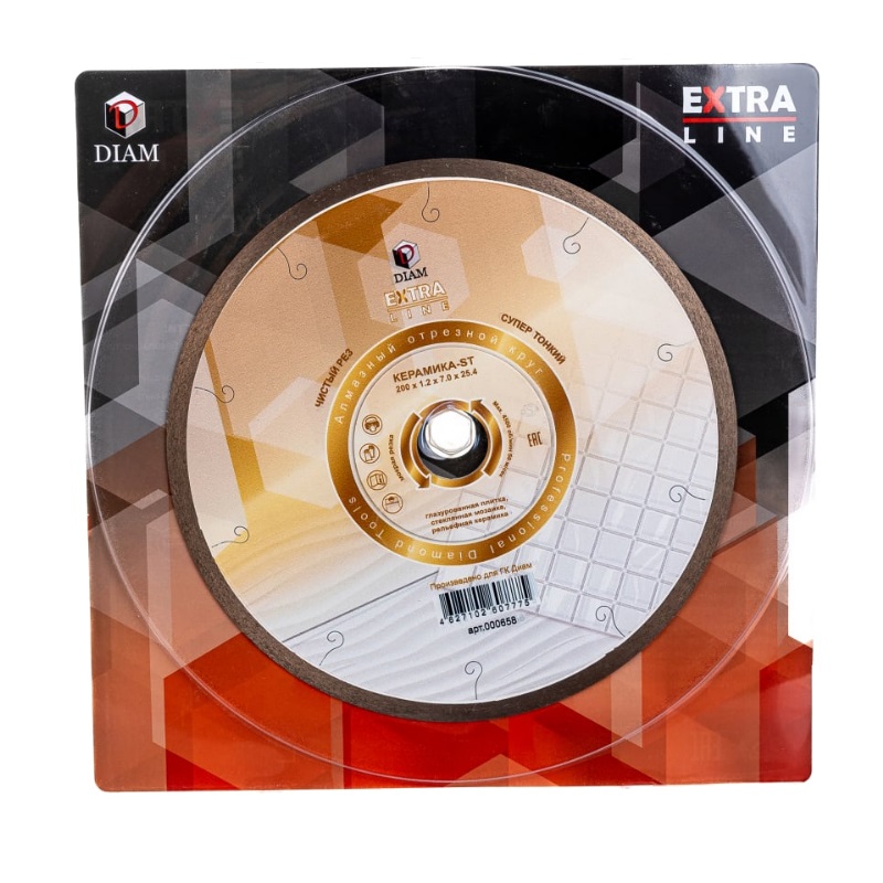 Алмазный диск Diam Керамика-ST Extra Line 000658 (200x1,2x7,0x25,4 мм) в Угличе
