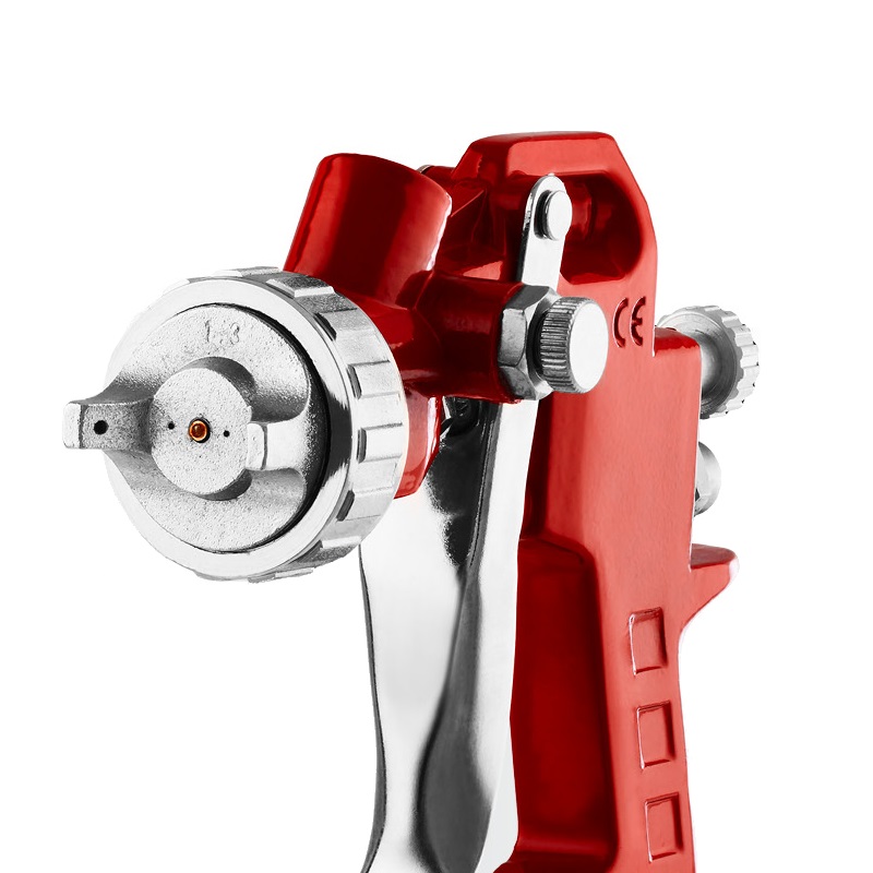 Пневматический краскопульт Зубр MS 200-3 6458 с верхним бачком 12 15 18 мм