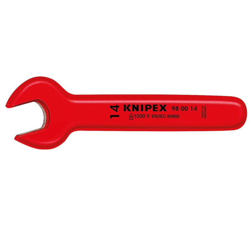 Ключ гаечный рожковый Knipex KN-980014 VDE 14 мм длина 135 мм диэлектрический 4381₽