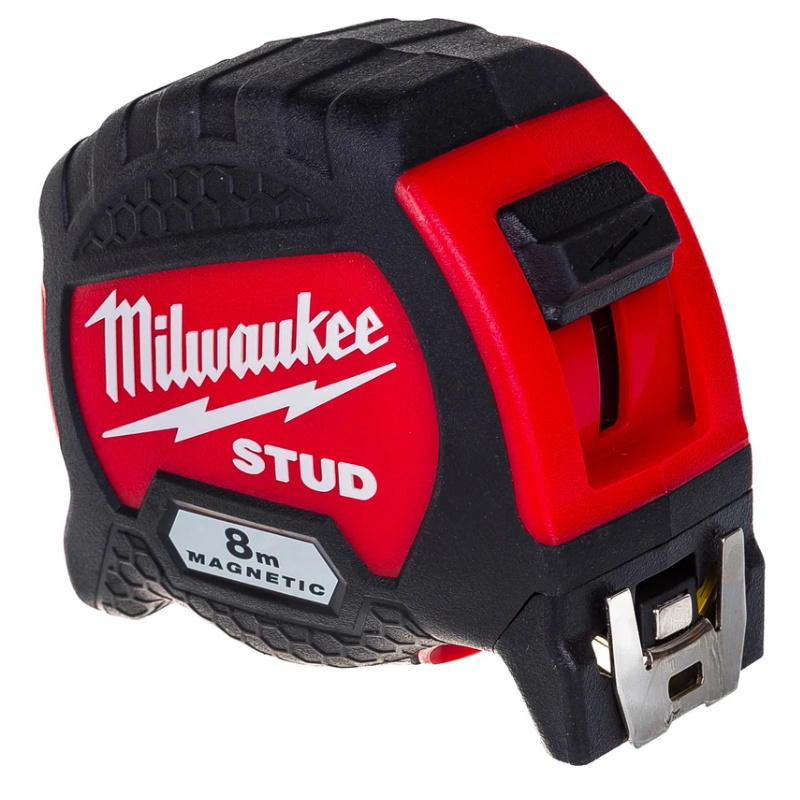 Рулетка Milwaukee STUD PREMIUM 4932471627, магнитная, GEN II, 8м, ширина полотна 33мм в Переславле