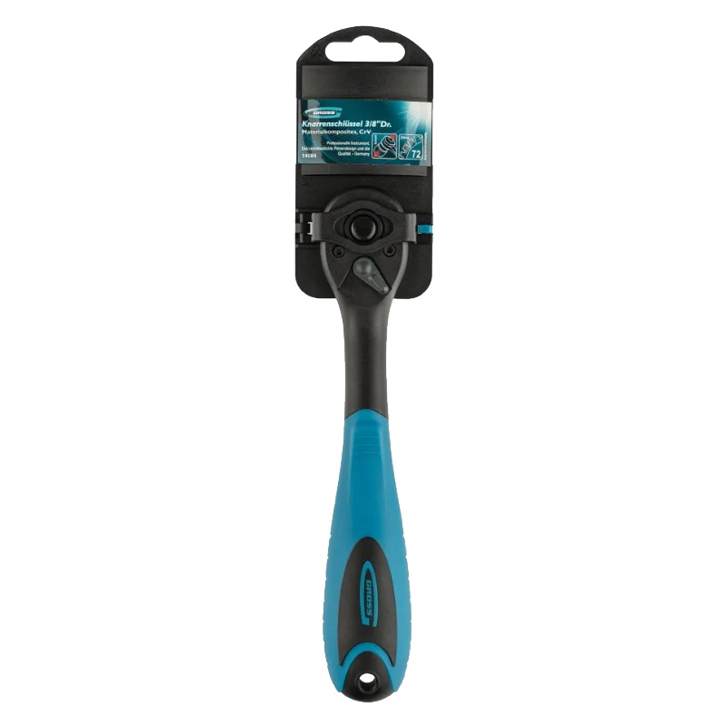 Ключ-трещотка Gross Comfort 14084, 3/8", 72 зуба, с быстрым сбросом в Твери