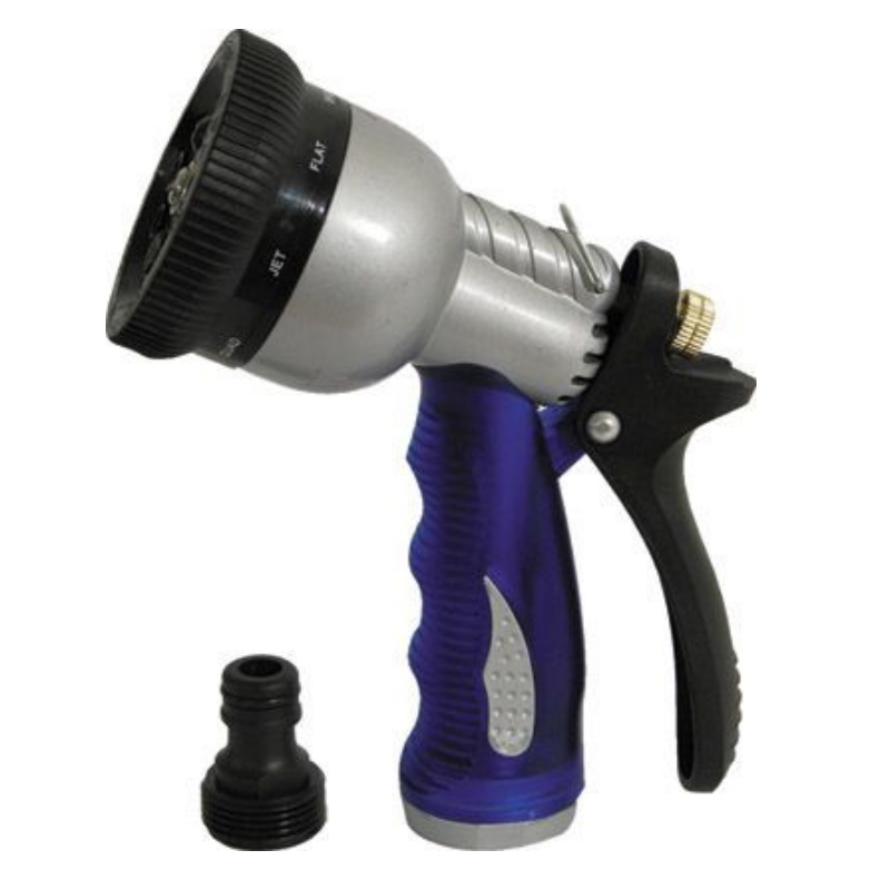 Пистолет для полива Fit Профи 77306 8 режимов синий 170 мм 1953₽