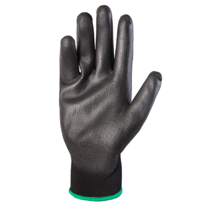 Перчатки защитные Jeta Safety JP011b-L, черные, с полиуретановым покрытием, размер L/9