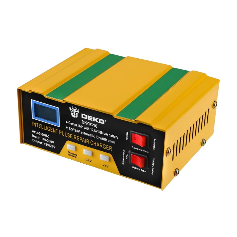 Зарядное устройство Deko DKCC10 051-8053, 12/24 В, 10 А  в Туле