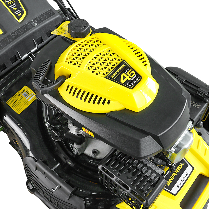 Газонокосилка бензиновая Snirrex PM5045, ширина скашивания 50 см, самоходная в Муроме