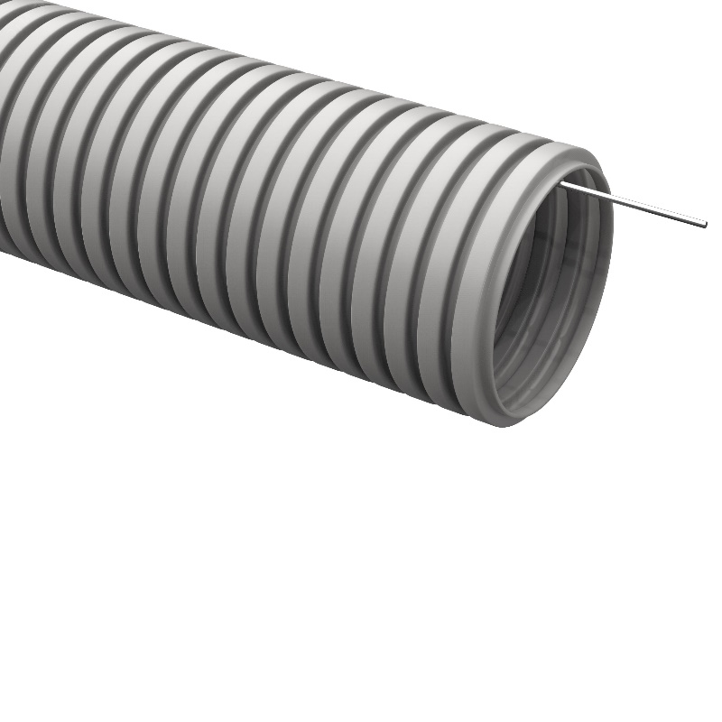 Труба гофрированная IEK ELASTA CTG20-20-K41-100I-C, ПВХ, d=20 мм, с зондом (100 м) (СТ)