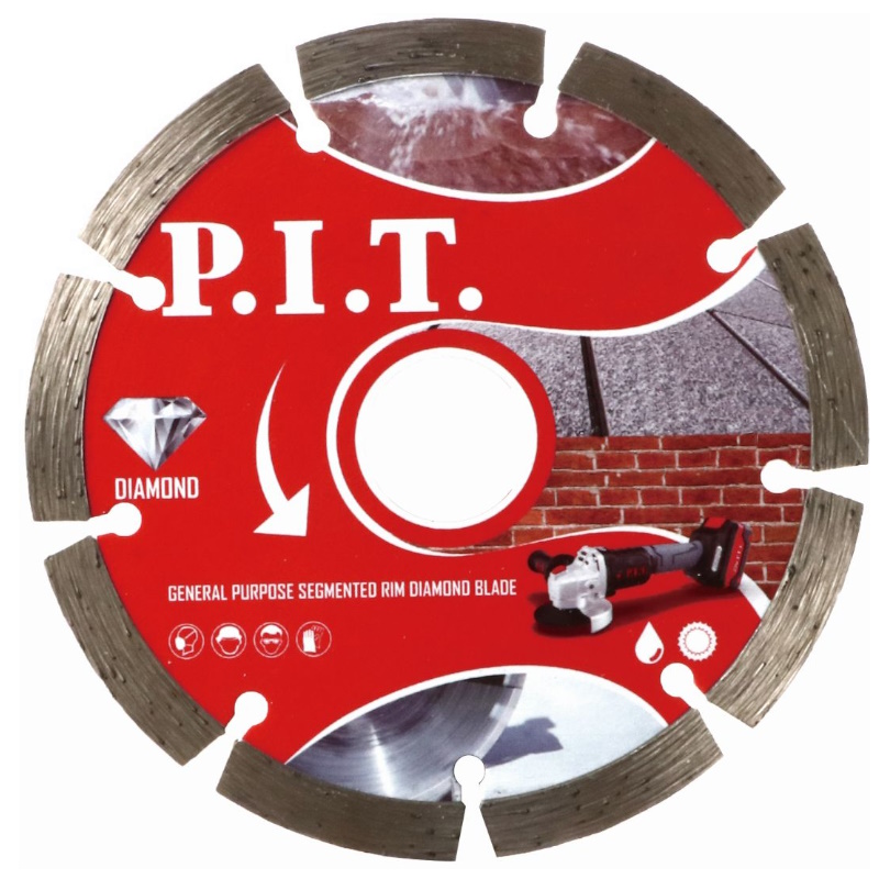 Диск алмазный отрезной сегментированный P.I.T. ACTW03-G115A, 115x22,2x1,4 мм в Угличе