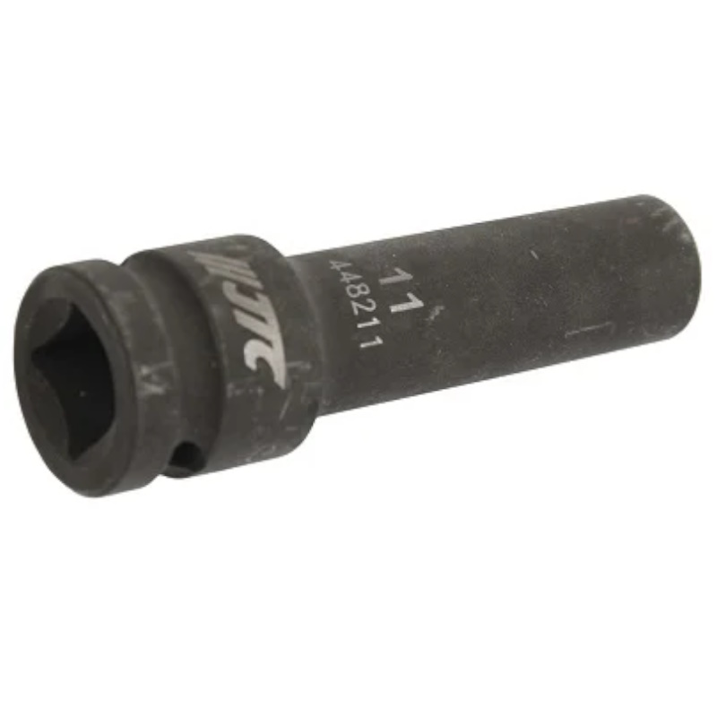 Головка торцевая ударная глубокая 6-гранная JTC JTC-448211, 1/2"х11мм, длина 82мм