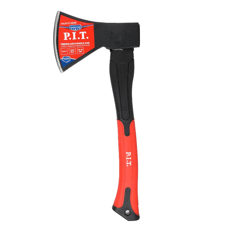 Топор P.I.T. ADVANCE HAXF01-0600, с фибергласовой рукояткой, 600/1030г, кованый, 405мм в Костроме