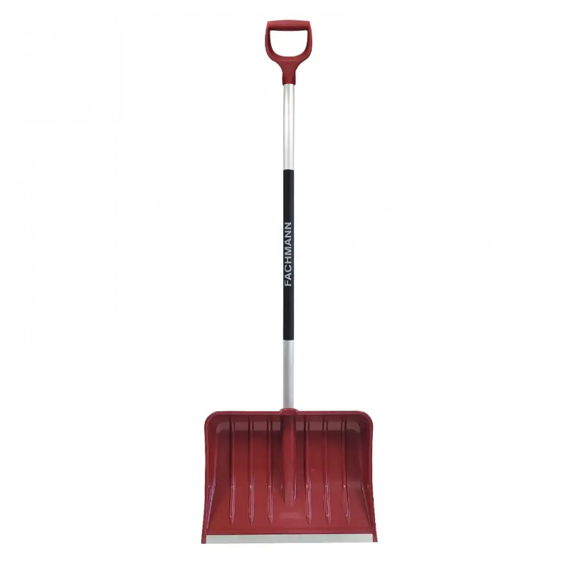 Лопата-скрепер с алюминиевым черенком Fachmann 05208 D образной ручкой алюминиевая планка бордовый 2190₽