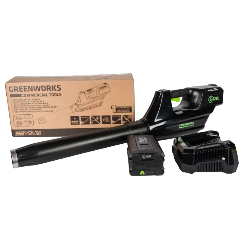 Воздуходув Greenworks 2401107UB (с аккумулятором 82В 5 Ач и з/у)  в Туле